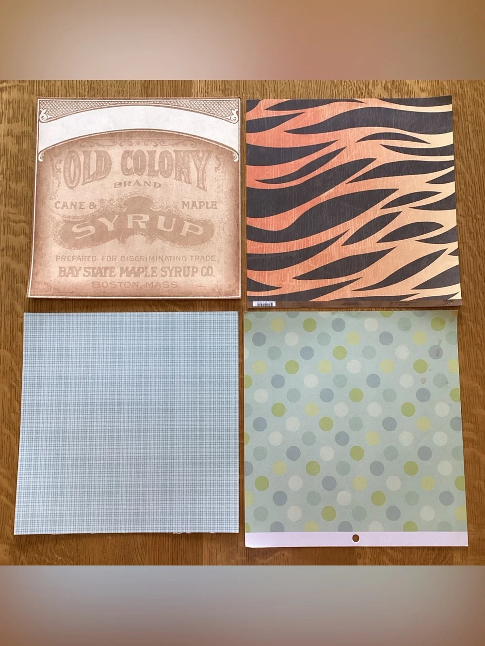 50 Sheets Mixed Lot of 12 x 12 Scrapbook Paper, No Repeats, Lot I